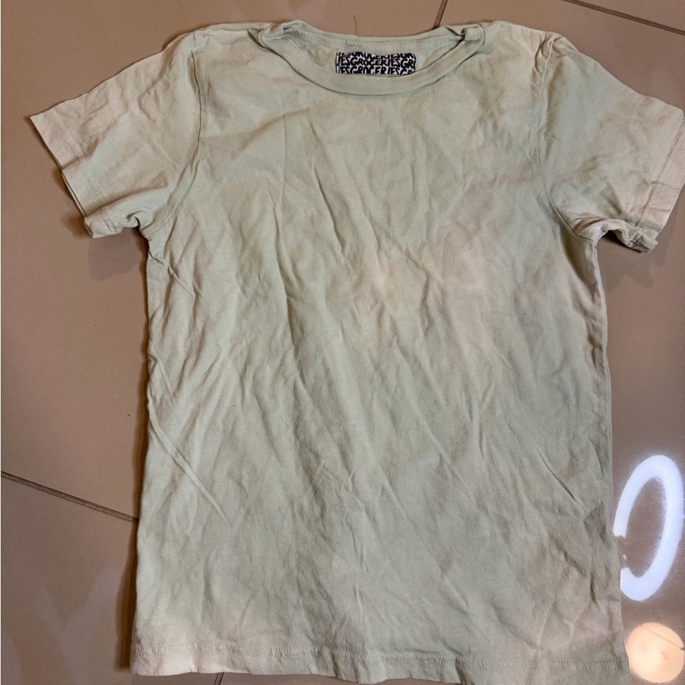 Groceries Organic Cotton Kids T-Shirt Size 12 Made in USA